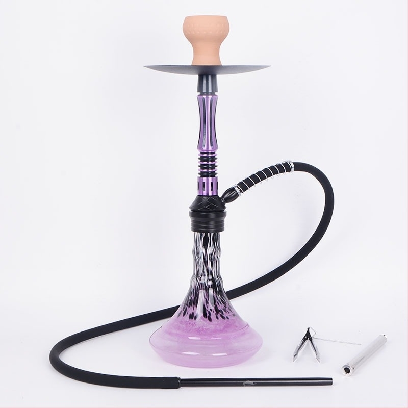 Vízipipa Hemu smoking set, alumínium ötvözet, modell 977, 6 darabos doboz