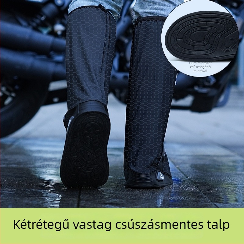 PVC cipővédők, vízálló, magas csős dizájn, kopásálló, légáteresztő