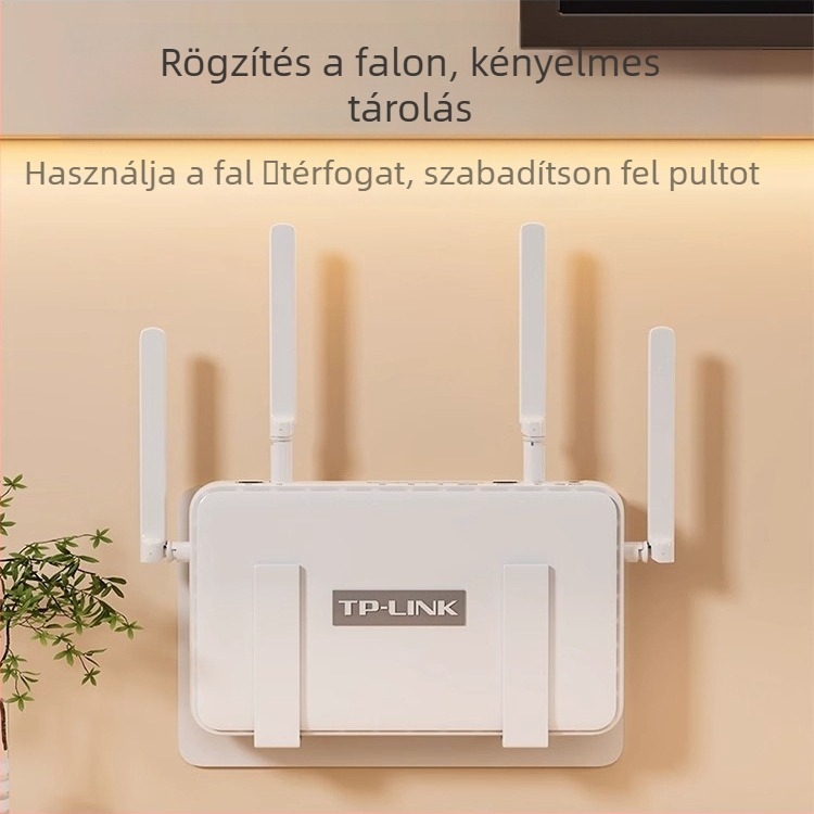 Router és set-top box falra szerelhető Rendező – 6-szintes mini polc, falra vagy az asztalra, összeszerelés szükséges