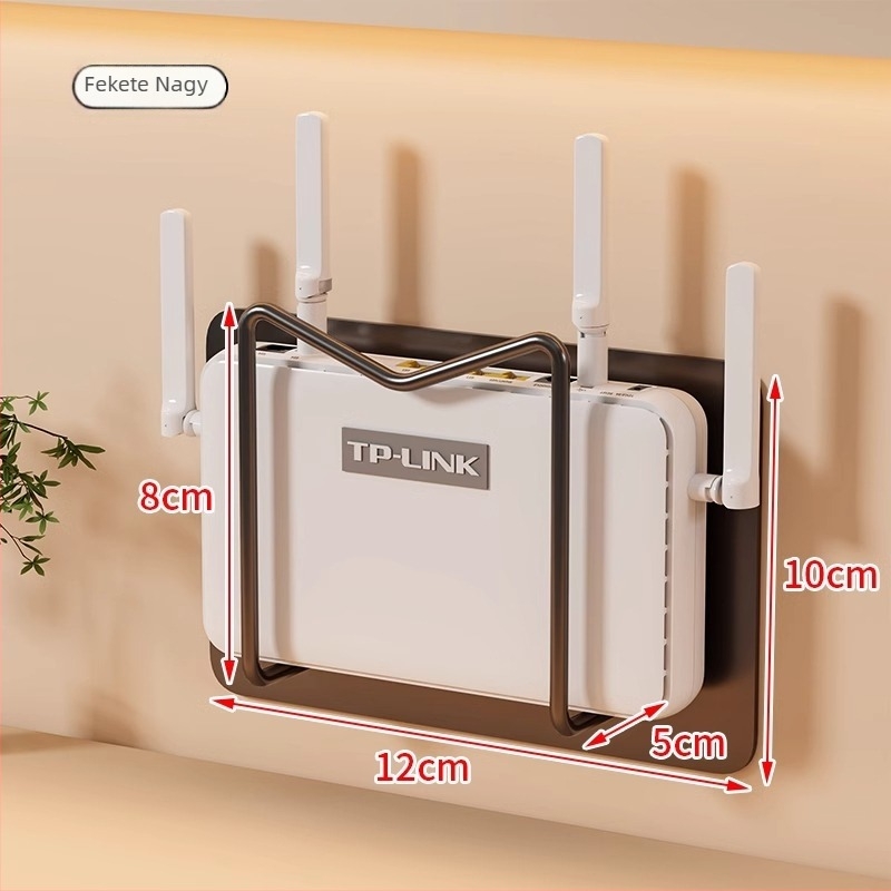Router és set-top box falra szerelhető Rendező – 6-szintes mini polc, falra vagy az asztalra, összeszerelés szükséges