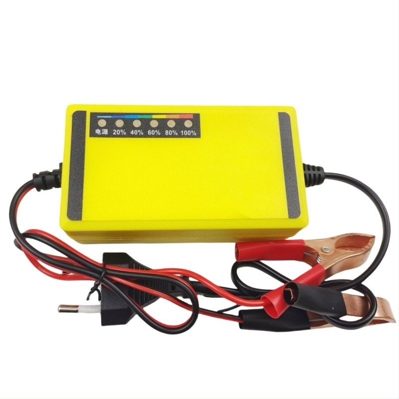 Ruixin Rx-011 motorkerékpár akkumulátor töltő, 12V DC 2A, bemenet 100–240V AC