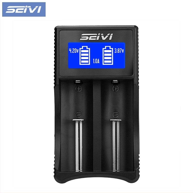 18650 akkumulátor töltő USB kijelzővel, kettős 1000mAh kimenet, bemenet 5V 1-2A, automatikus kikapcsolás