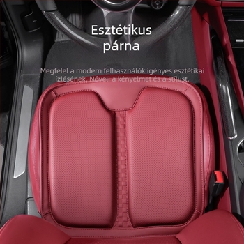 Porsche autóüléshez egyben ülőpárna, szellőző és légáteresztő suede NAPPA bőrből, minden évszakra