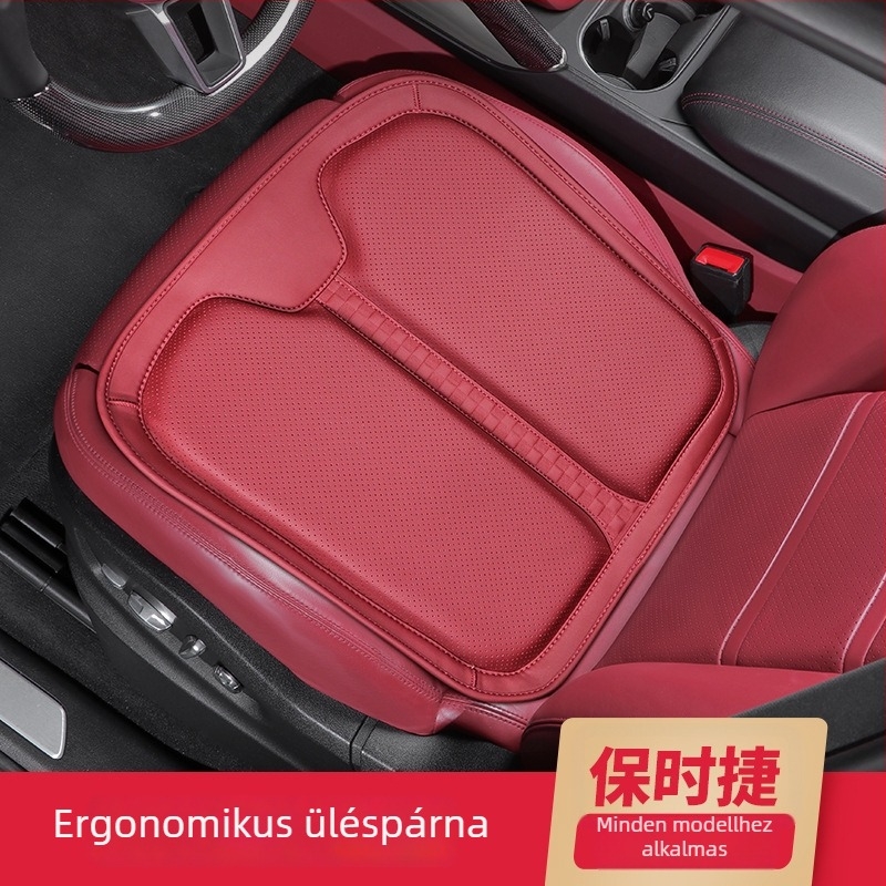 Porsche autóüléshez egyben ülőpárna, szellőző és légáteresztő suede NAPPA bőrből, minden évszakra