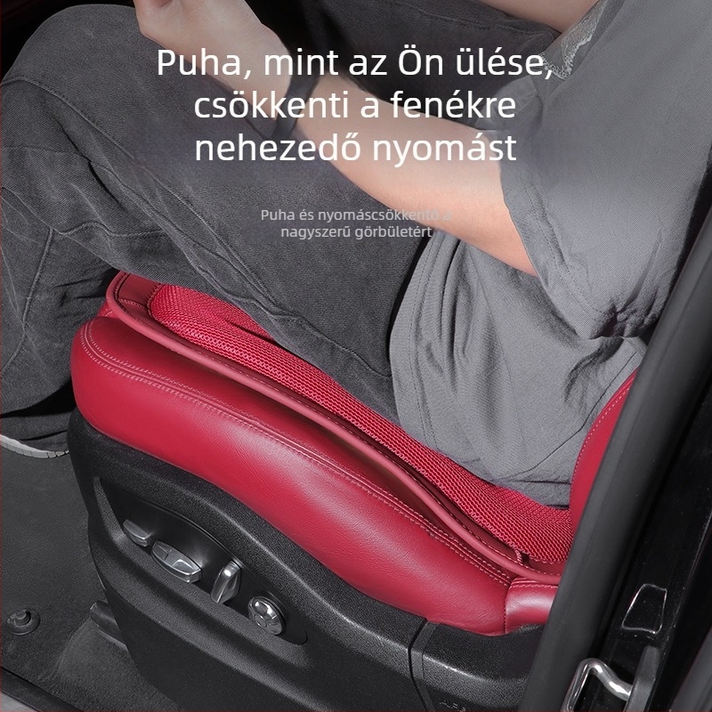 Porsche autóüléshez egyben ülőpárna, szellőző és légáteresztő suede NAPPA bőrből, minden évszakra
