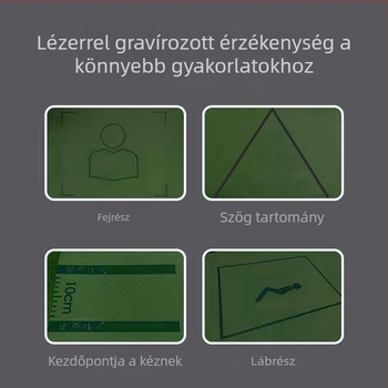 Vastagított és szélesített hasizomtorna matrac, TPE anyagú jóga matrac, 8 mm, 1 kg, csúszásmentes és kopásálló jóga- és edzés céljára