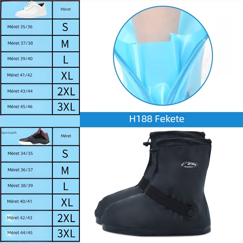 Vízálló cipővédő, szennyeződésálló tulajdonságokkal, Van Language Season márka, modern minimalista stílus, testreszabási lehetőségek elérhetők