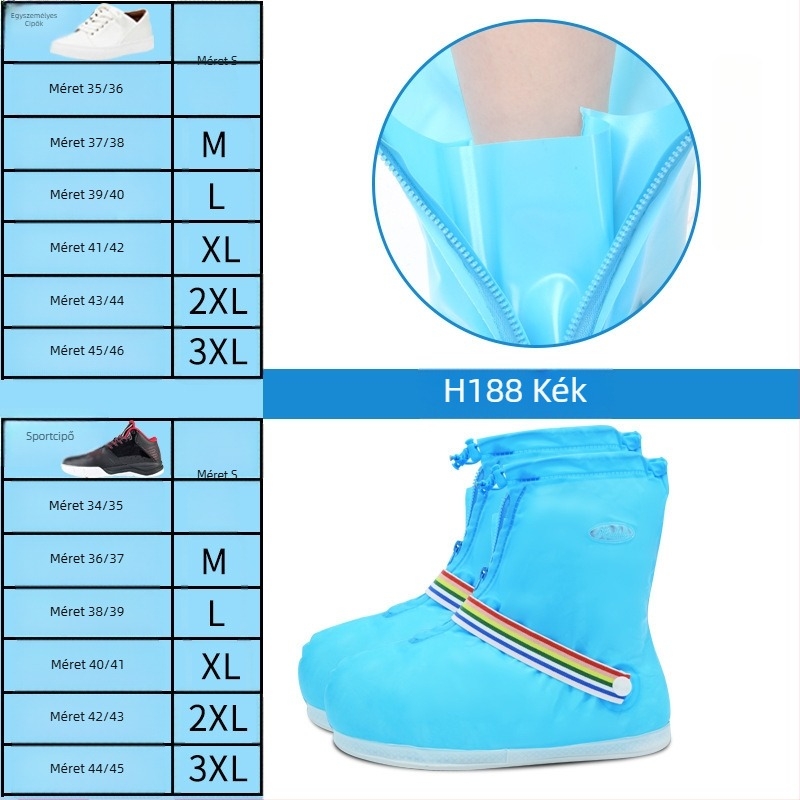 Vízálló cipővédő, szennyeződésálló tulajdonságokkal, Van Language Season márka, modern minimalista stílus, testreszabási lehetőségek elérhetők