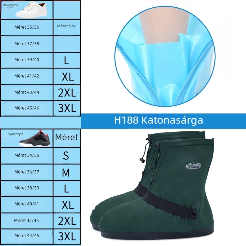 Vízálló cipővédő, szennyeződésálló tulajdonságokkal, Van Language Season márka, modern minimalista stílus, testreszabási lehetőségek elérhetők