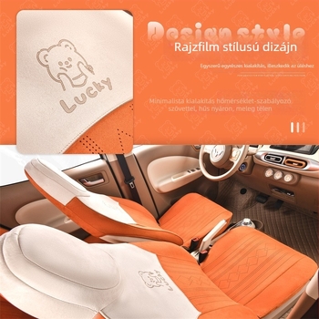 Geely Panda Mini Knight kart ülésalátét – velúr felület, lélegző, minden évszakban használható, töltőanyag nélküli, készlet