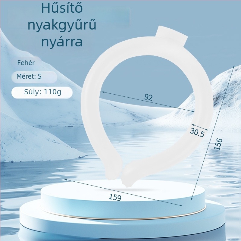 Nyak hűtő gallér – TPU anyag, PCM töltés, súly ~140 g, 50 darabos doboz