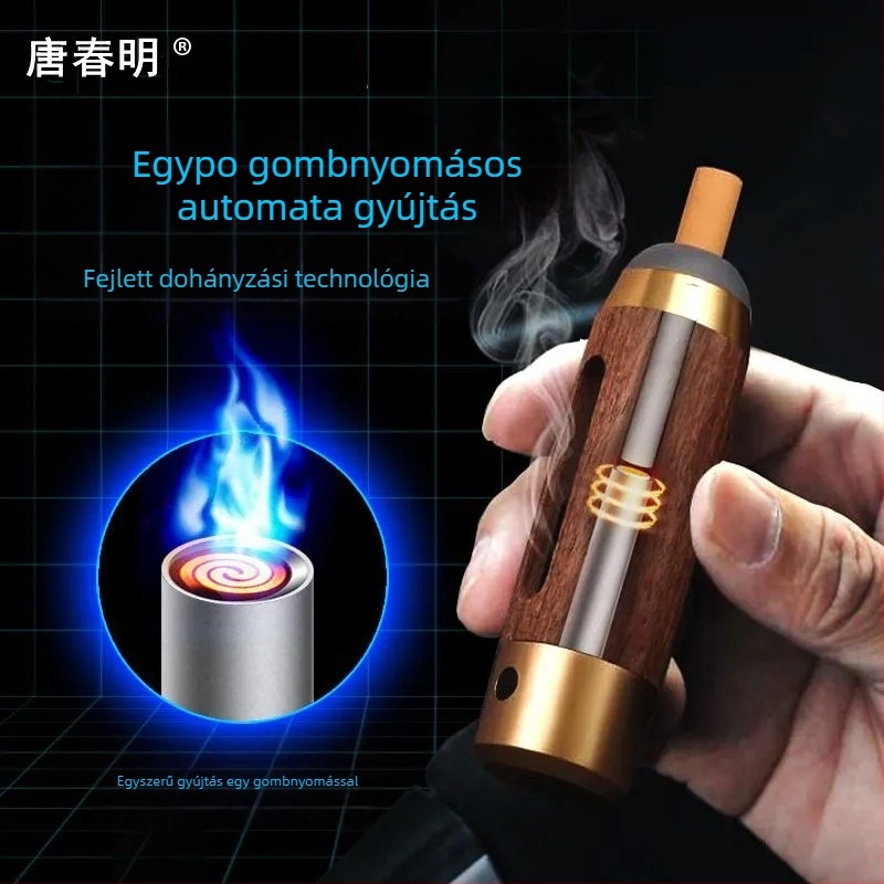 Autós hamutartó - rózsafából, újrahasználható, tároló funkcióval, Kaiqiu