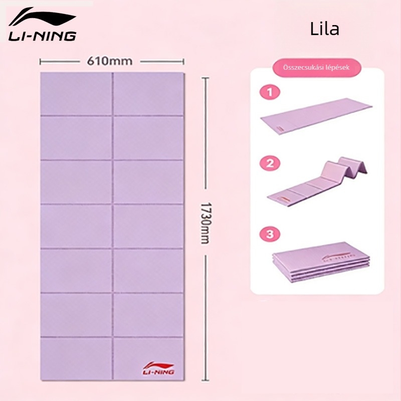 Li Ning jóga matrac, PVC, 4 mm, 0,9 kg