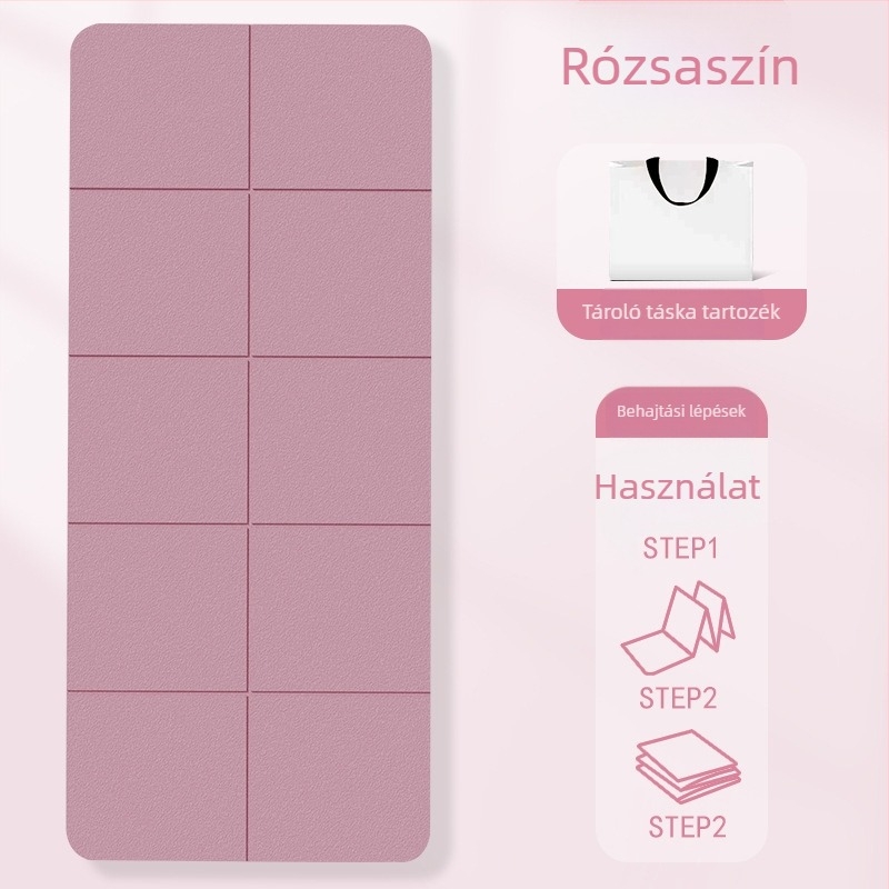 Jógás matrac edzéshez, anyag: TPE, tömeg: 500-1200 g, vastagság: 6 mm