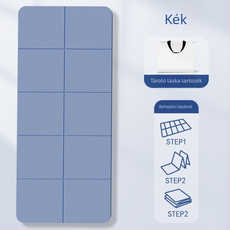 Jógás matrac edzéshez, anyag: TPE, tömeg: 500-1200 g, vastagság: 6 mm