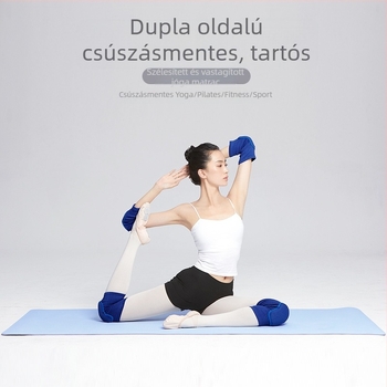 TPE jóga matrac, 8 mm vastagság, csúszásmentes, ütéscsillapító, egyszínű mintázat, otthoni edzéshez