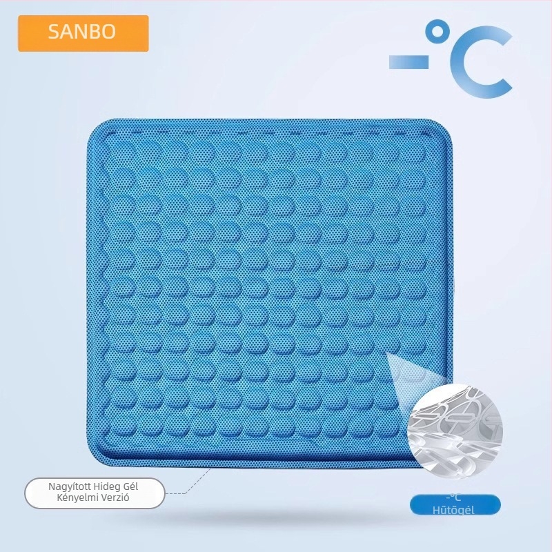 Autóülés párna nyári hűtőgéllgel, lélegző hálófelület, egy darabból álló kialakítás, univerzális illeszkedés, márka Follow the Way