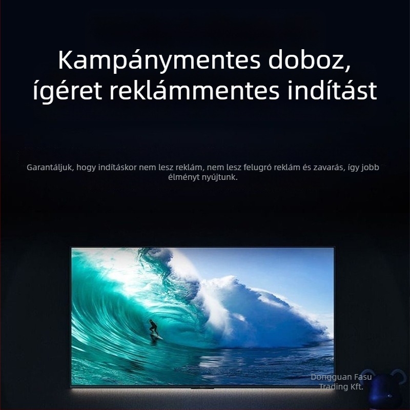 4K-s TV Box Wi‑Fi-vel, TF kártyahely, Bluetooth távirányító, 16GB tárhely