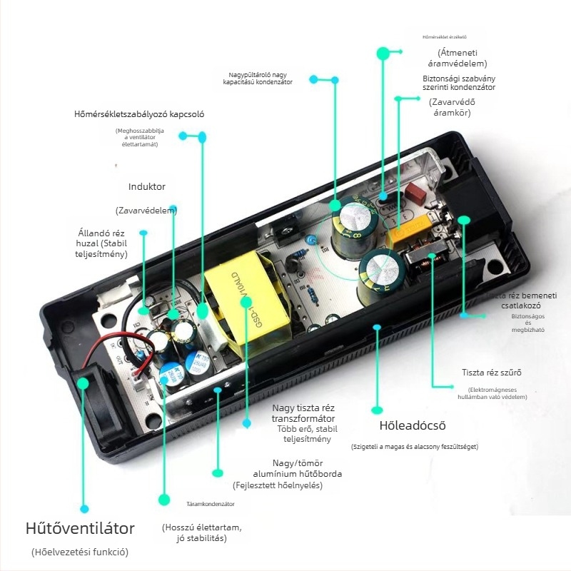 54,6V 2A lítiumakkumulátor töltő, 13-sorozatú polimer intelligens töltő; bemenet AC100-240V; kimenet DC54.6V2A; sorozat 54.6V; transzformátor réz; IC Tongjia 7575