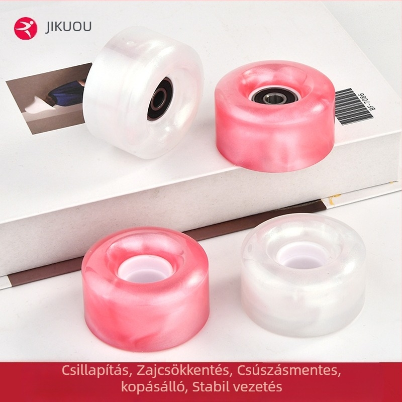 Görkorcsolya kerekek - dupla soros PU kerekek, felnőtteknek