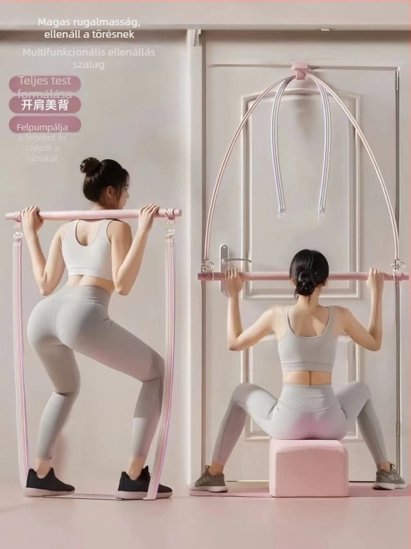 Sokfunkciós nyújtóöv és jóga kötél hát- és váll edzéshez