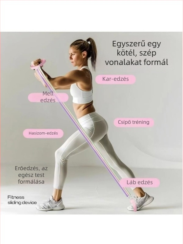 Sokfunkciós nyújtóöv és jóga kötél hát- és váll edzéshez