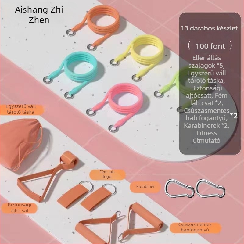 Sokfunkciós nyújtóöv és jóga kötél hát- és váll edzéshez