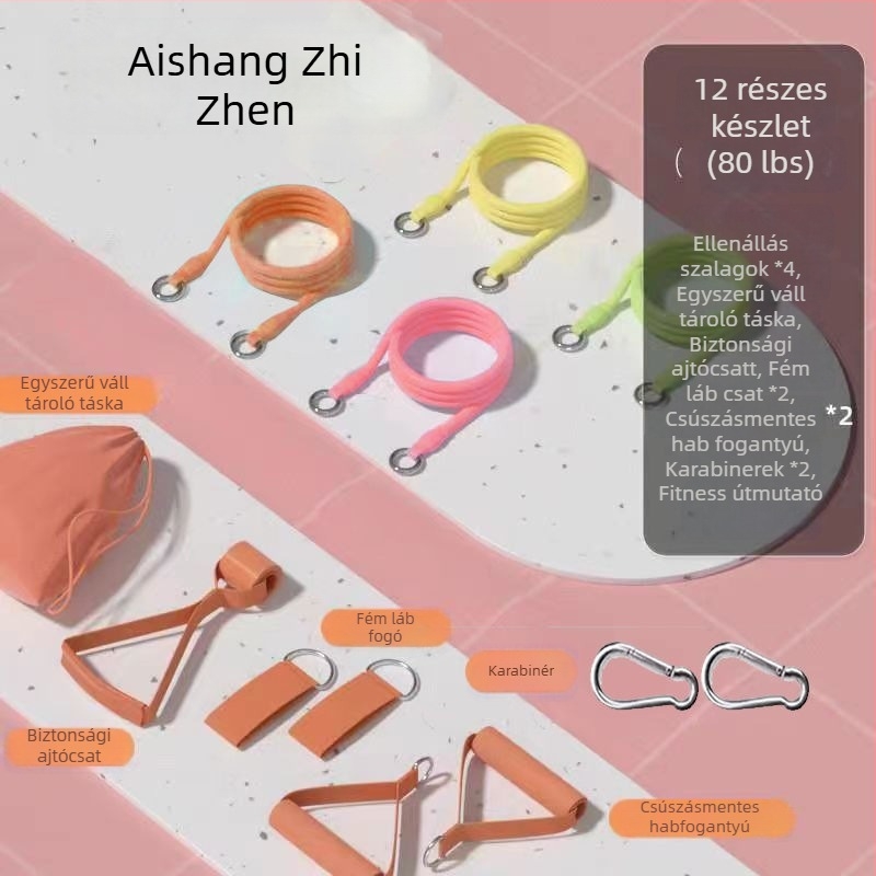 Sokfunkciós nyújtóöv és jóga kötél hát- és váll edzéshez