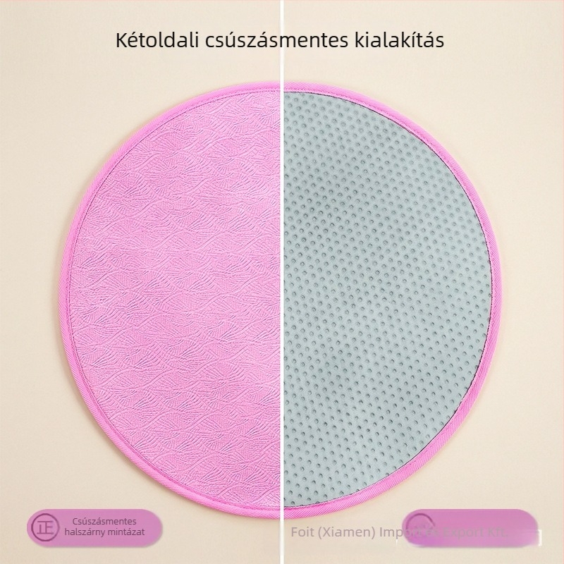 EVA ugrókötél matrac, csúszásmentes, csendes, kör alakú, 0.9 cm vastagság, 500 g tömeg, futáshoz és edzéshez