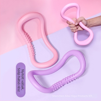 Jóga gyűrű a hát edzésére, nyújtásra, nyitott hát és váll tonizálása
