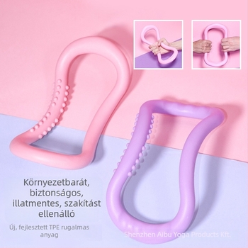 Jóga gyűrű a hát edzésére, nyújtásra, nyitott hát és váll tonizálása