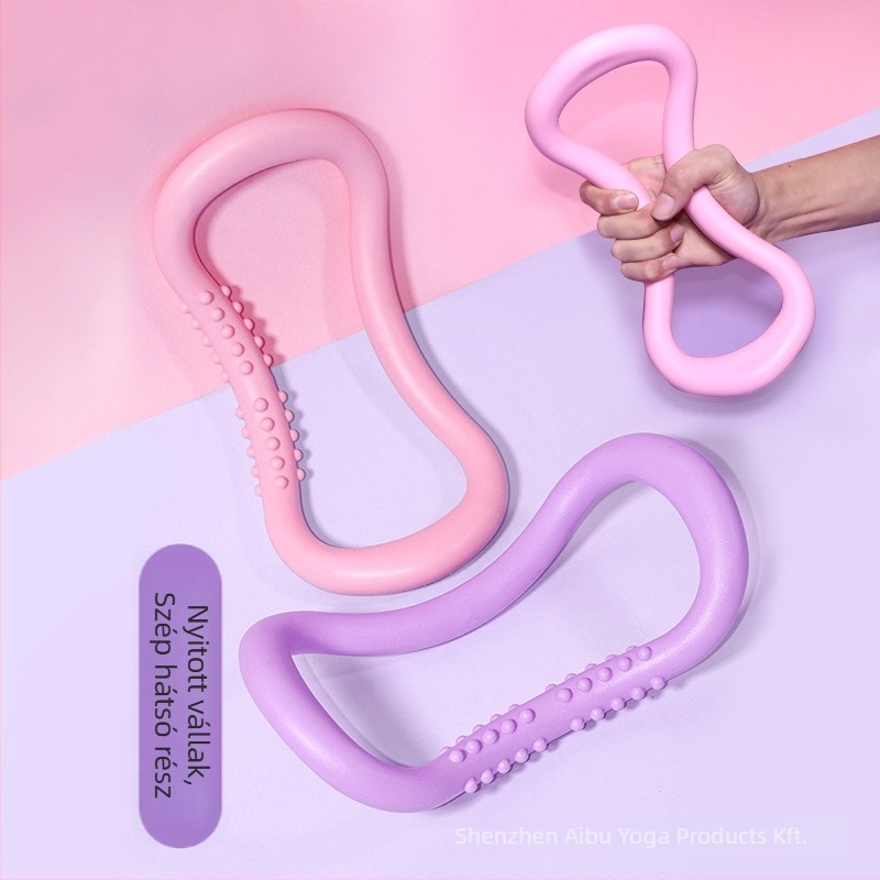 Jóga gyűrű a hát edzésére, nyújtásra, nyitott hát és váll tonizálása