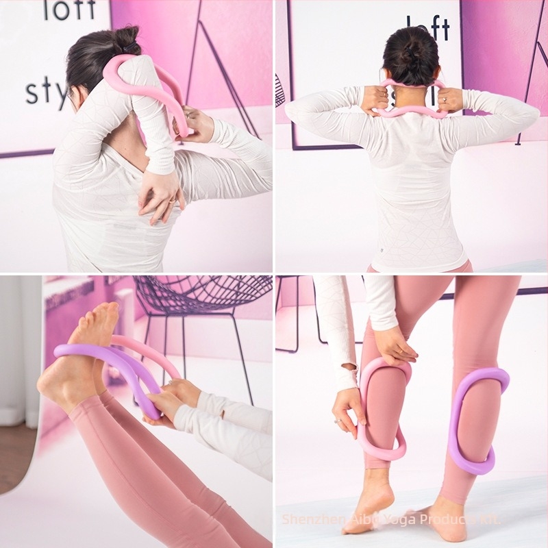 Jóga gyűrű a hát edzésére, nyújtásra, nyitott hát és váll tonizálása