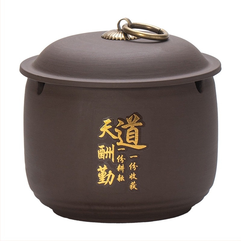 Hamutartó fedővel, szélálló, retro kínai stílusú kerámia, multifunkcionális