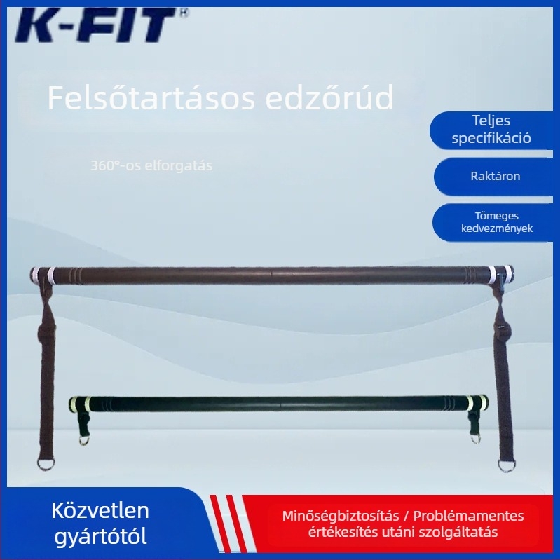 K-FIT Multifunkcionális Pilates rúd otthoni használatra – magas húzórúd, jóga ellenállás-edző
