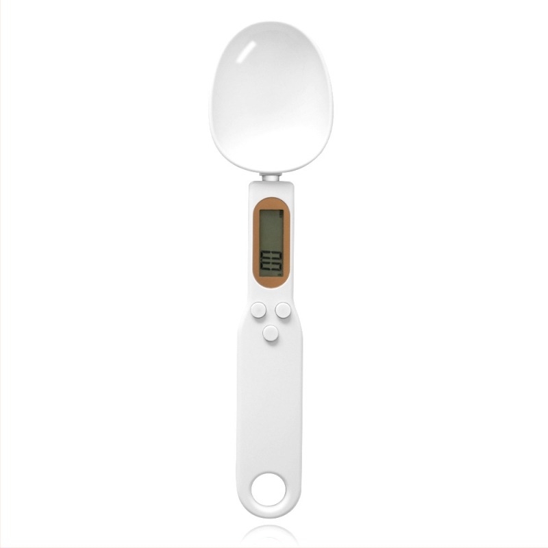 Spoon scale - mini elektromos konyhai mérleg, 500 g kapacitás, elektronikus mérés, akkumulátor/töltés