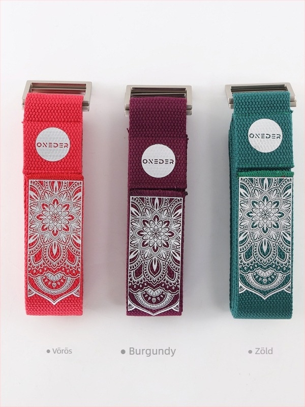 Jóga nyújtóöv, elasztikátlan, Oneder márka, 100% pamut, származás Dongguan, Guangdong, Iyengar és Pilates gyakorlataihoz