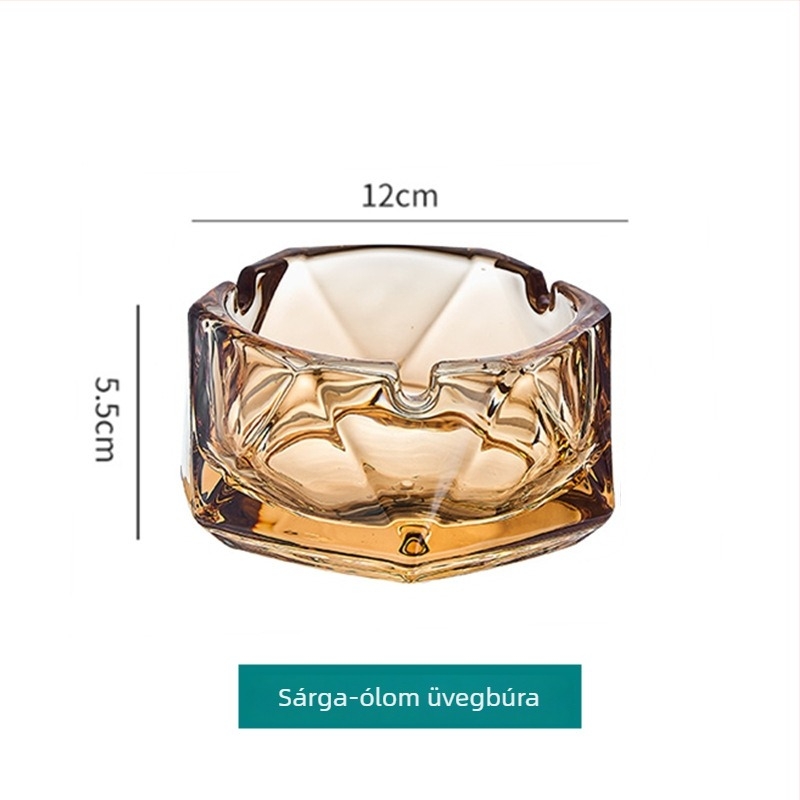 Geometriai üveg hamutál, hexagonális forma, újrahasználható, logó nyomtatás lehetséges, testreszabható, 36 darabos csomag