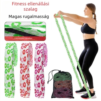 Jóga és fitnesz ellenálláshúzó szalag otthoni edzéshez, lábnyújtó szalag, jóga–pilates segédeszköz