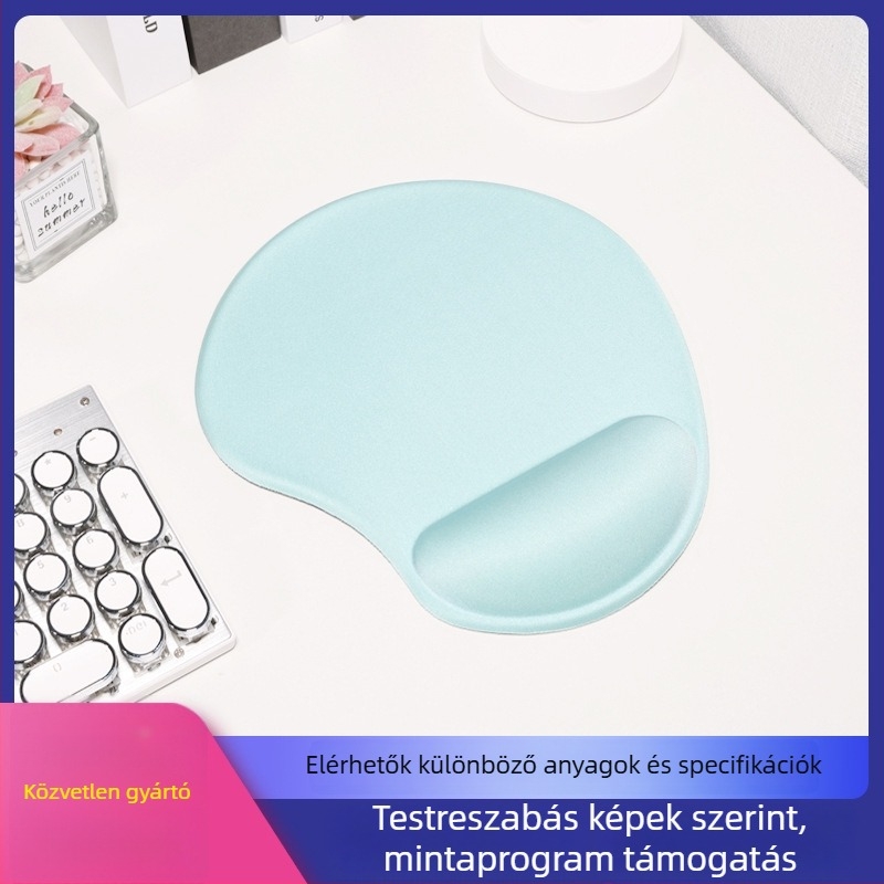 Kis méretű egérhez való csuklótámasz, textil anyagú, csukló támogatás, egyoldalas, extrúziós feldolgozás, Quercus G160-0012