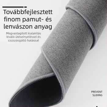 Nagy méretű pamut-len gumi egérpad az íróasztalhoz, laptophoz és billentyűzethez, testre szabható