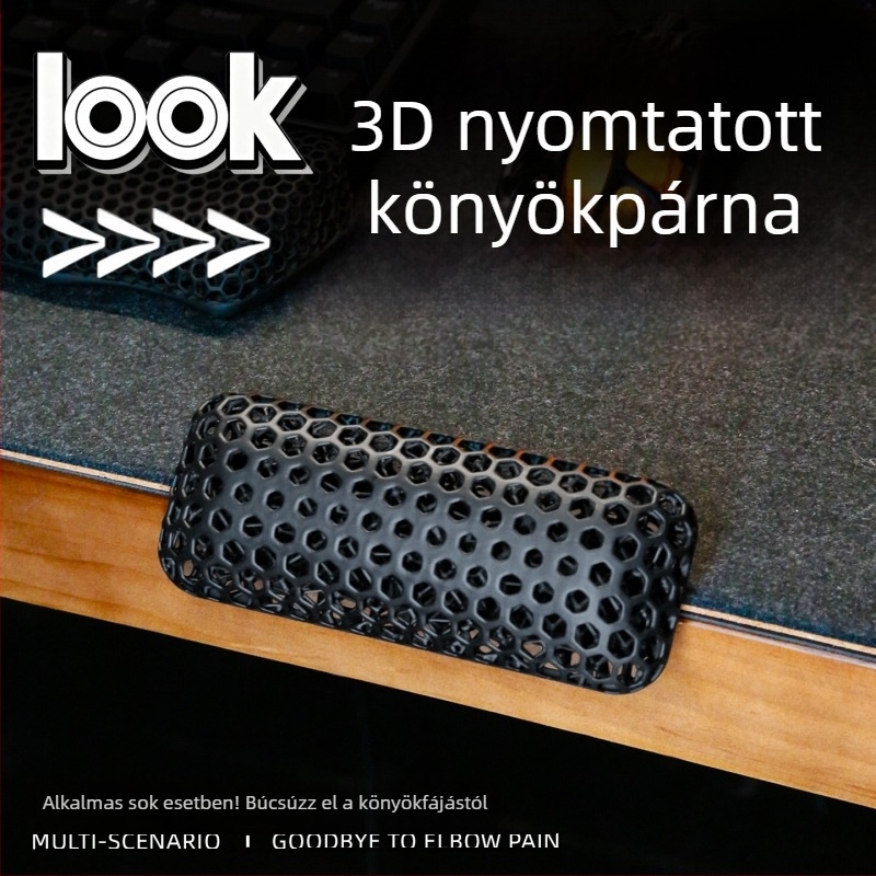 Csuklópárna, Modell 020-1, rugalmas fotopolimer gyanta, 30 g, irodai használatra