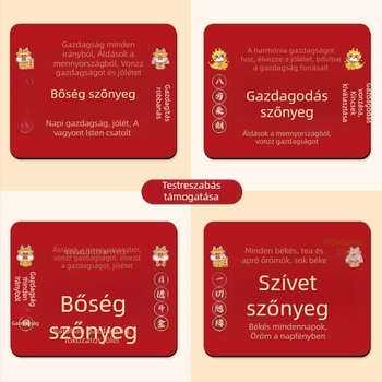 Iroda egérpad, kis méretű, természetes gumiból, egyoldalas, nyomtatott dizájn, számológép funkció, logó nyomtatása lehetséges, megerősített él