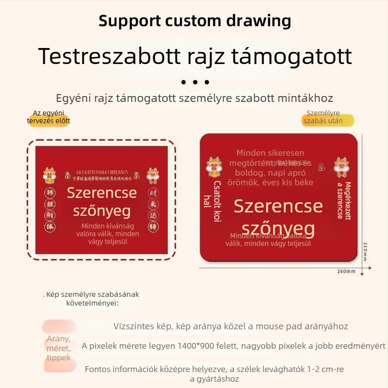 Iroda egérpad, kis méretű, természetes gumiból, egyoldalas, nyomtatott dizájn, számológép funkció, logó nyomtatása lehetséges, megerősített él