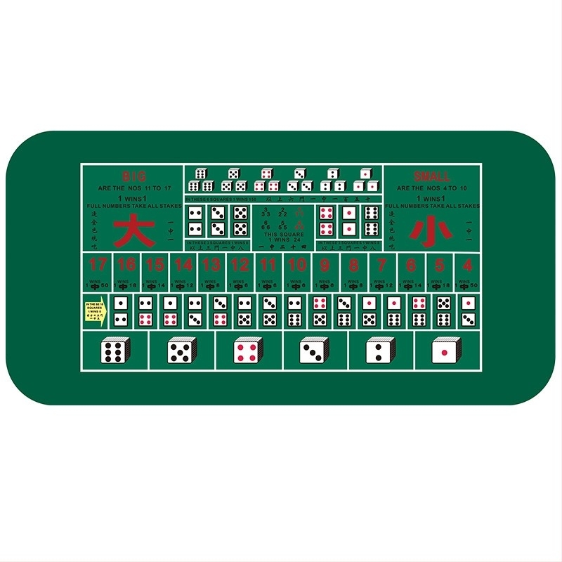 Texas Hold'em póker asztalra való csúszásmentes gumimatt, 400×900 mm
