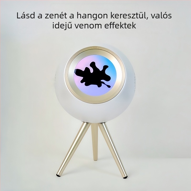 Bluetooth hangszóró LED világítással, 2 hangszóróval, beépített akkumulátor 4000-6000mAh, 30W, Bluetooth 5.3