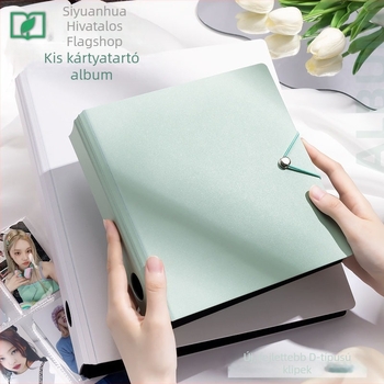 Four Seasons Csillagkártyák gyűjtemény fotóalbum, laza levelek kötés, PP borító, spirálkötés, 50 oldal