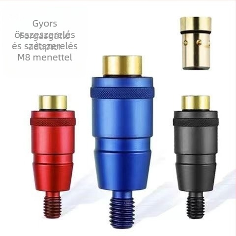 Gyorskioldó anti-rotációs fej hálókhoz, univerzális 8 mm csatlakozó, gyorskapcsoló a hálótámaszhoz, horgászfelszerelés-kiegészítő