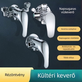 Felszínre szerelt vízkeverő szelep – meleg és hideg csaptelep, üzemi nyomás 1.0, hideg víz 2, meleg víz 90, kilépő áramlás 1