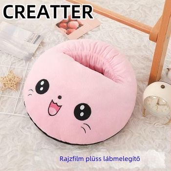Creater USB lábmelegítő papucs – felső velúr, csúszásmentes talp, uniszex, testreszabható